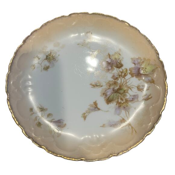 Dessert Plates Gilded Porcelain - Picture 3 of 6